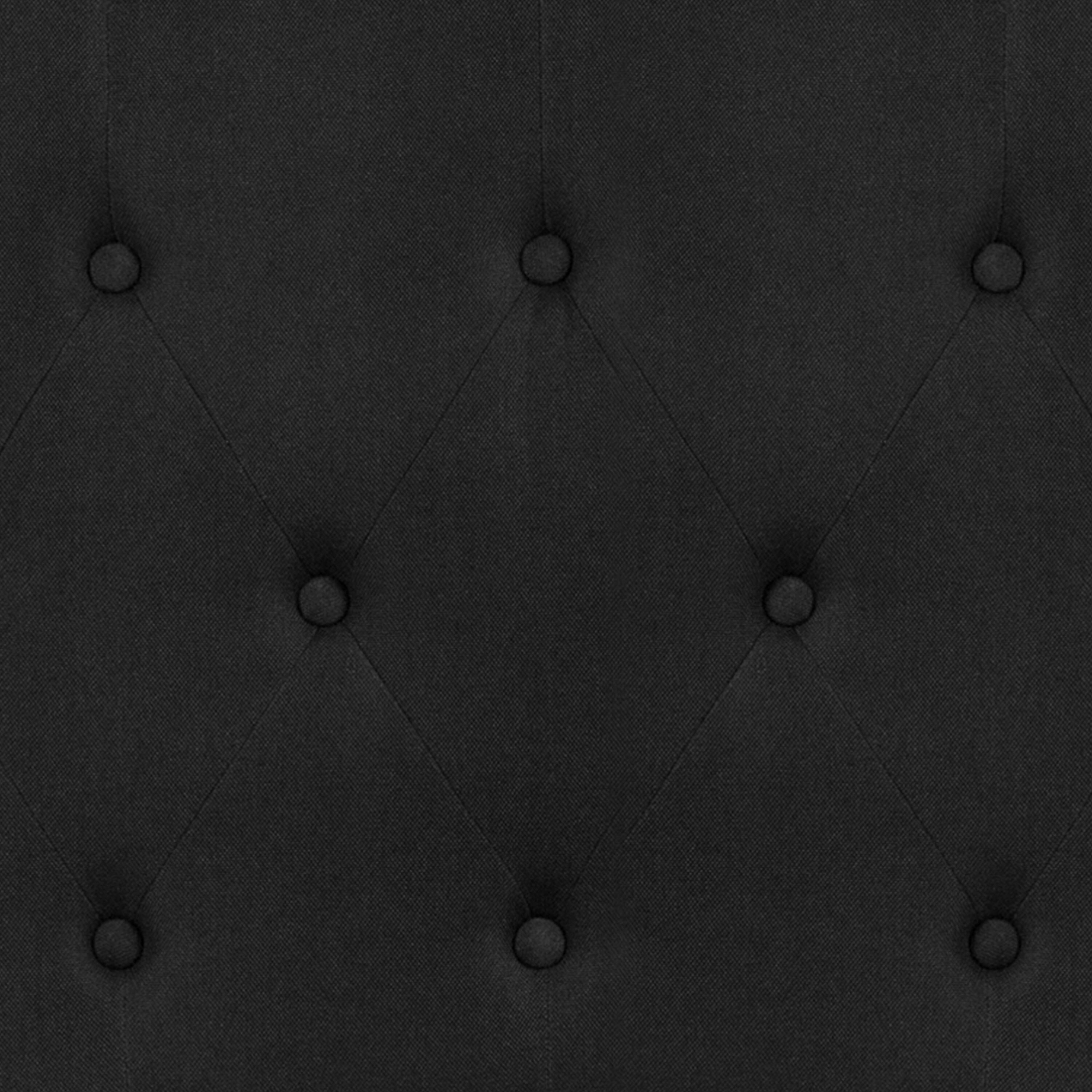Alt View 9. Emma + Oliver - Arched Button Tufted Upholstered Headboard - Black.