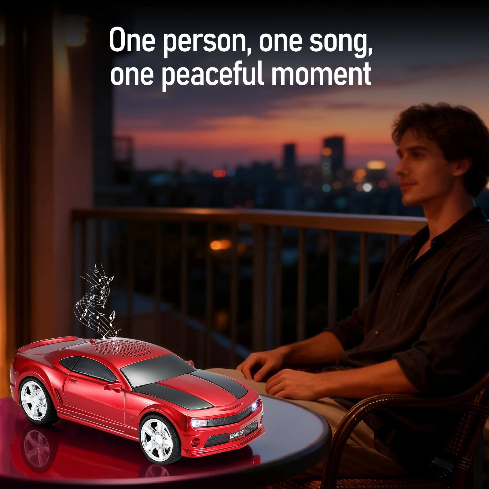 One person, one song, one peaceful moment