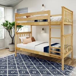 Plank+Beam - Classic Twin over Twin Bunk Bed - Natural