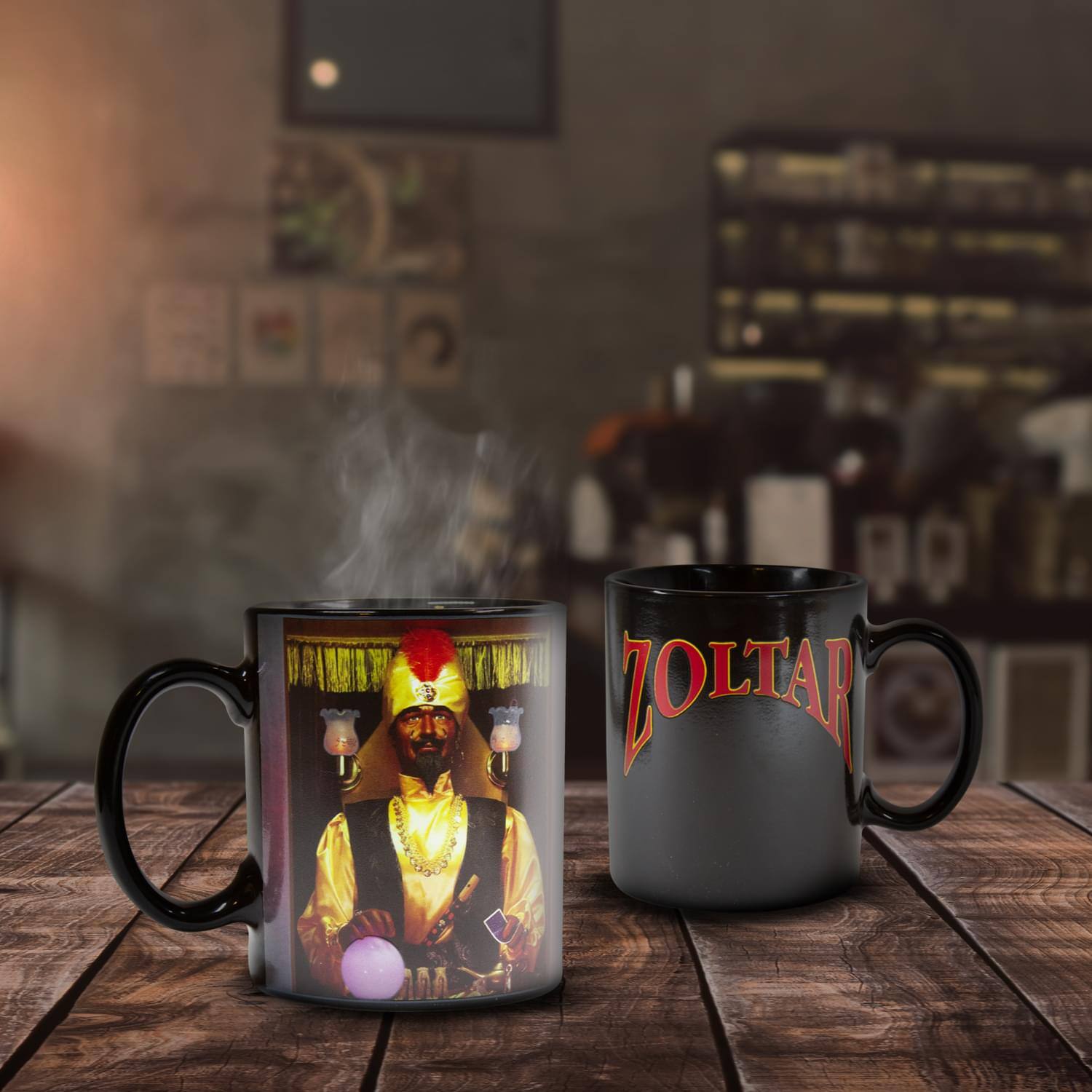 Alt View 3. Surreal Entertainment - Zoltar Collectibles | Zoltar Your Wish Is Granted Color Changing Mug - Black.