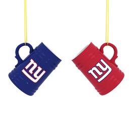 Evergreen Enterprises - New York Giants Two-Pack 3" Mini Stein Ornament Set - Multicolor