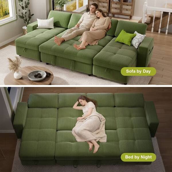 Sofa by Day  
Bed by Night
