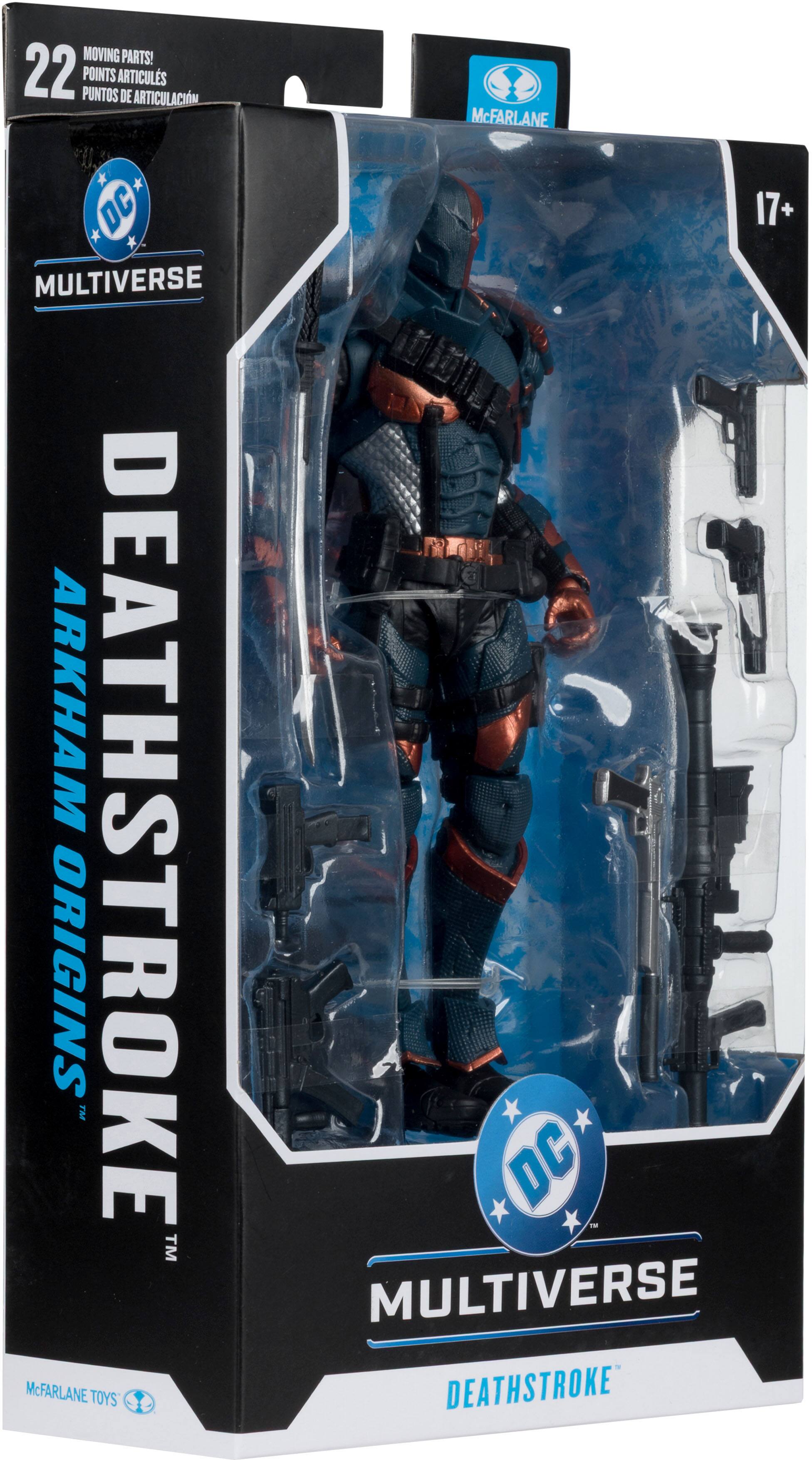 MOVING PARTS! 22 PUNTOS POINTS ARTICULS DE ARTICULACIN DC MULTIVERSE ARKHAM ORIGINS TM DEATHSTROKE' TM McFARLANE TOYS

McFARLANE 17+ DC  MULTIVERSE DEATHSTROKE