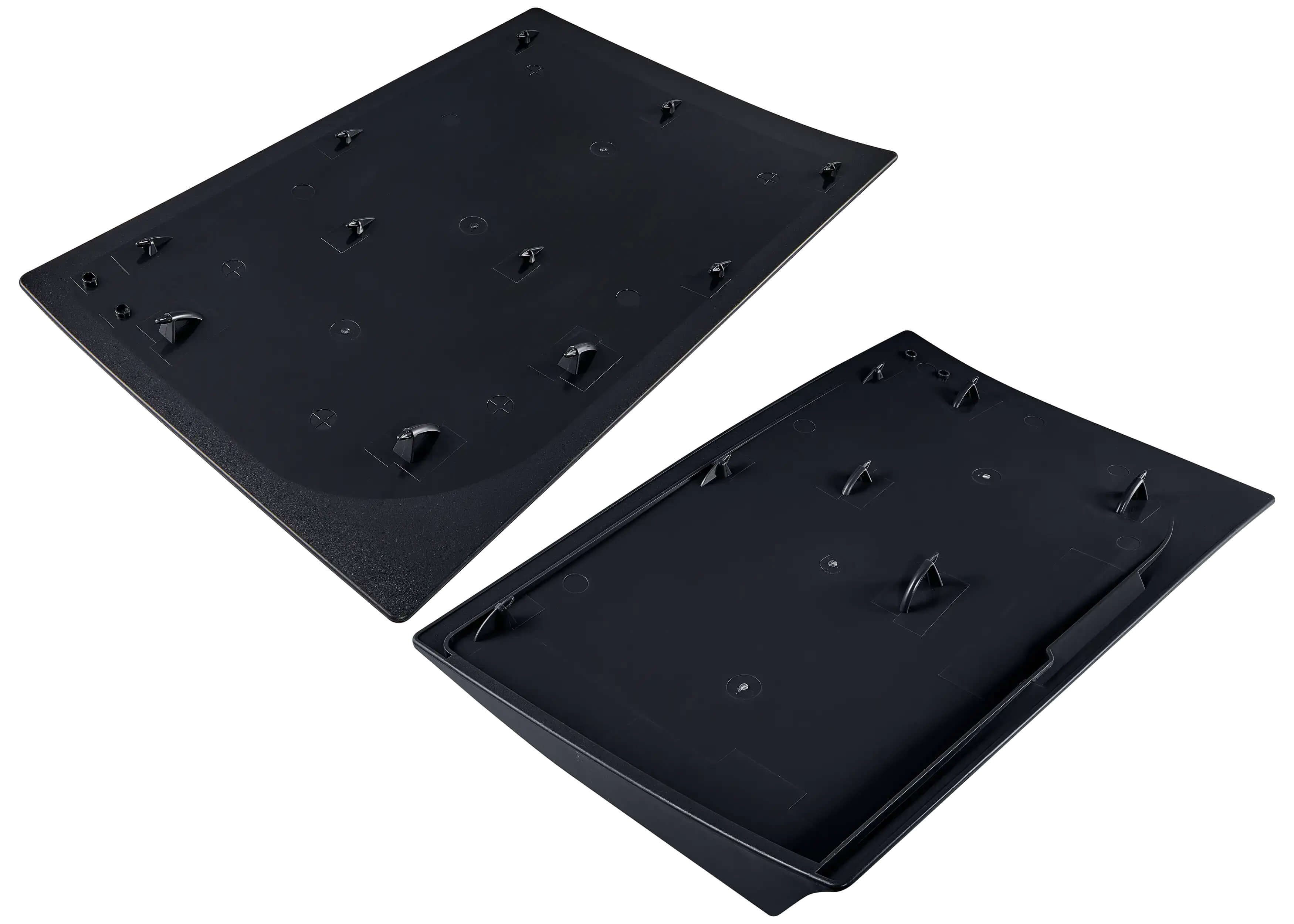 Alt View 2. MobileSentrix - Faceplate Covers (Top & Bottom) Replacement Compatible For PlayStation 5 (1000 / 1100 / 1200) - Black - Black.