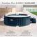 PureSpa Plus BUBBLE MASSAGE
DIMENSIONS
4-PERSON
Inner Diameter: 57"
Outer Diameter: 77"
Total Length with Filter: 95"
6-PERSON
Inner Diameter: 65"
Outer Diameter: 85"
Total Length with Filter: 103"
