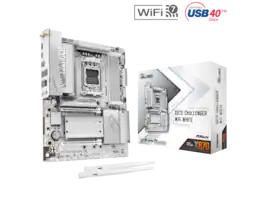 ASRock - X870 Challenger WiFi White AM5 AMD X870 ATX Motherboard