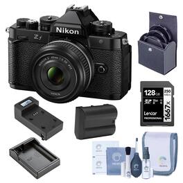 Bundle - Nikon - Z f Mirrorless Camera with NIKKOR Z 40mm f/2 SE Lens, with 64GB SDXC Memory Card, EN-EL15c Lithium-Ion