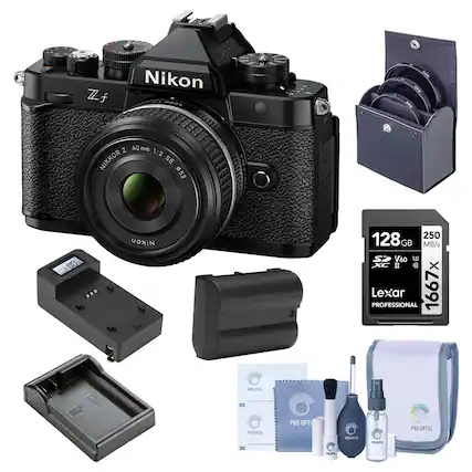 Nikon Z f 40mm 1:2 NIKKOR Z 52 0 D. Nikon 128 GB MB/s V60 U 1667x PROFESSIONAL Lexar PRO OPTIC