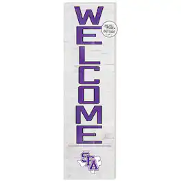 Jardine - Stephen F Austin Lumberjacks 10'' x 35'' Indoor/Outdoor Welcome Sign - White