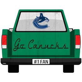 Fan Creations - Vancouver Canucks 12'' x 12'' Truck Back D-cor - Multicolor
