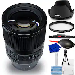 Sigma - 50mm f/1.4 DG DN Art Lens (Sony E) 315965 - 7PC Accessory Bundle