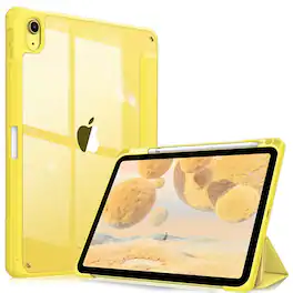 Kitcheniva - Protective Clear Case For iPad (A16) 11th 11” 2025/iPad 10th 2022 Shockproof Cover 10.9” - Yellow