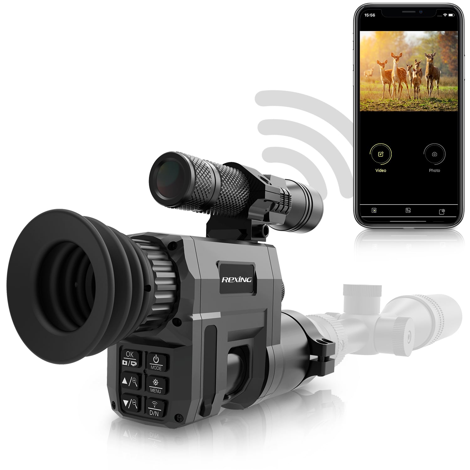 15:34 - Video Photo ReXING OK - A MODE MENU ? D/N