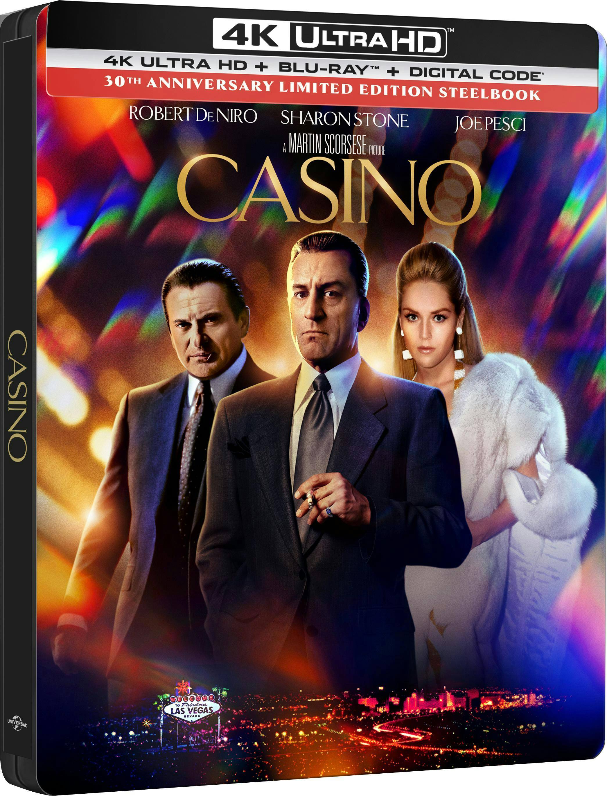 Back. Casino (30th Anniversary Edition) (Steelbook)   - 4K Blu-Ray.