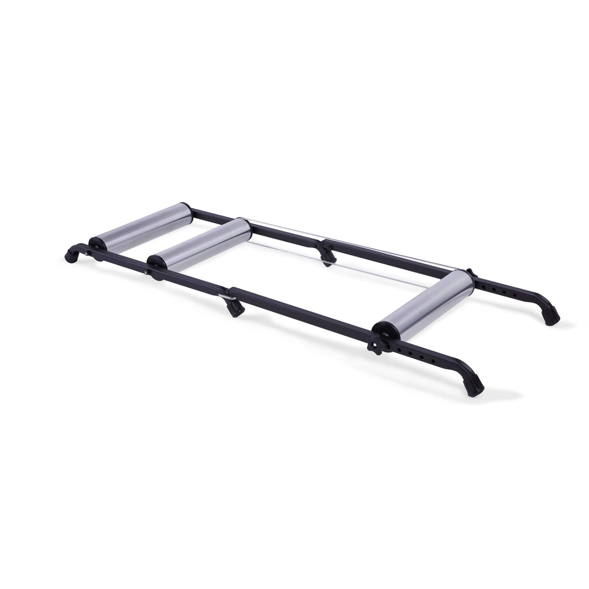 Saris - Aluminum Foldable Bike Rollers for Indoor Bike Trainer & Resistance Cycling Training - Black
