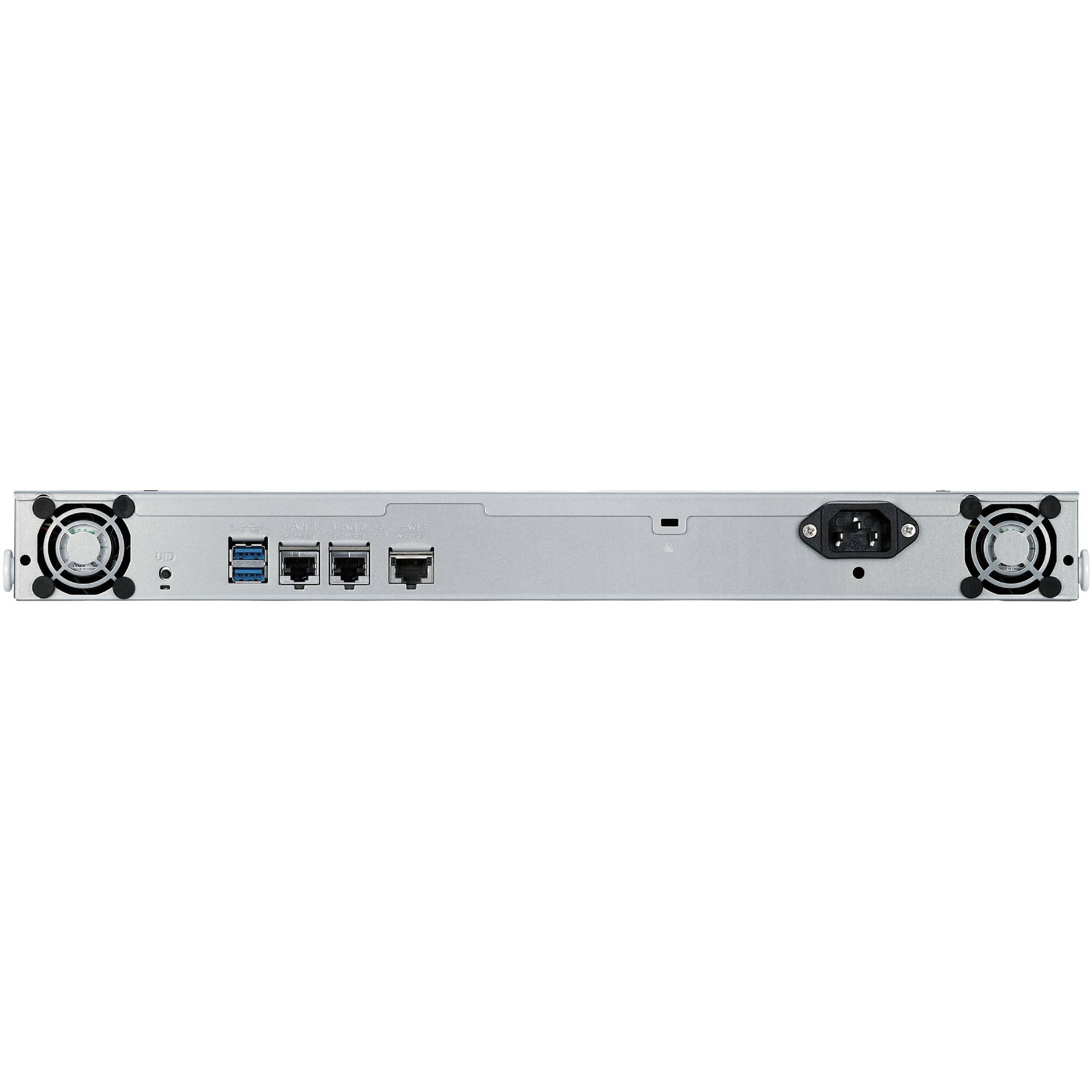 Alt View 4. Buffalo - BUFFALO TeraStation 5420RN 4-Bay Secure Business Rackmount NAS 64TB (4x16TB) w/ Hard Drives Included - Annapurna Labs - Black.