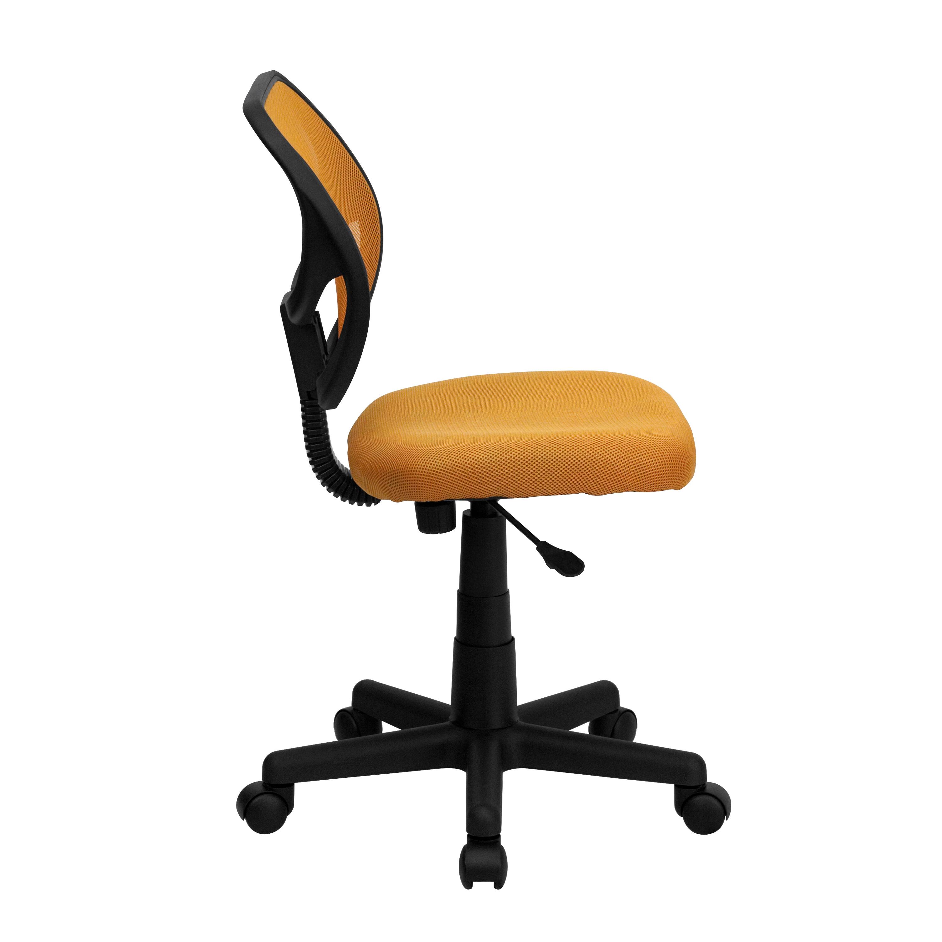 Alt View 13. Alamont Home - Neri Contemporary Mesh Swivel Office Chair - Orange.
