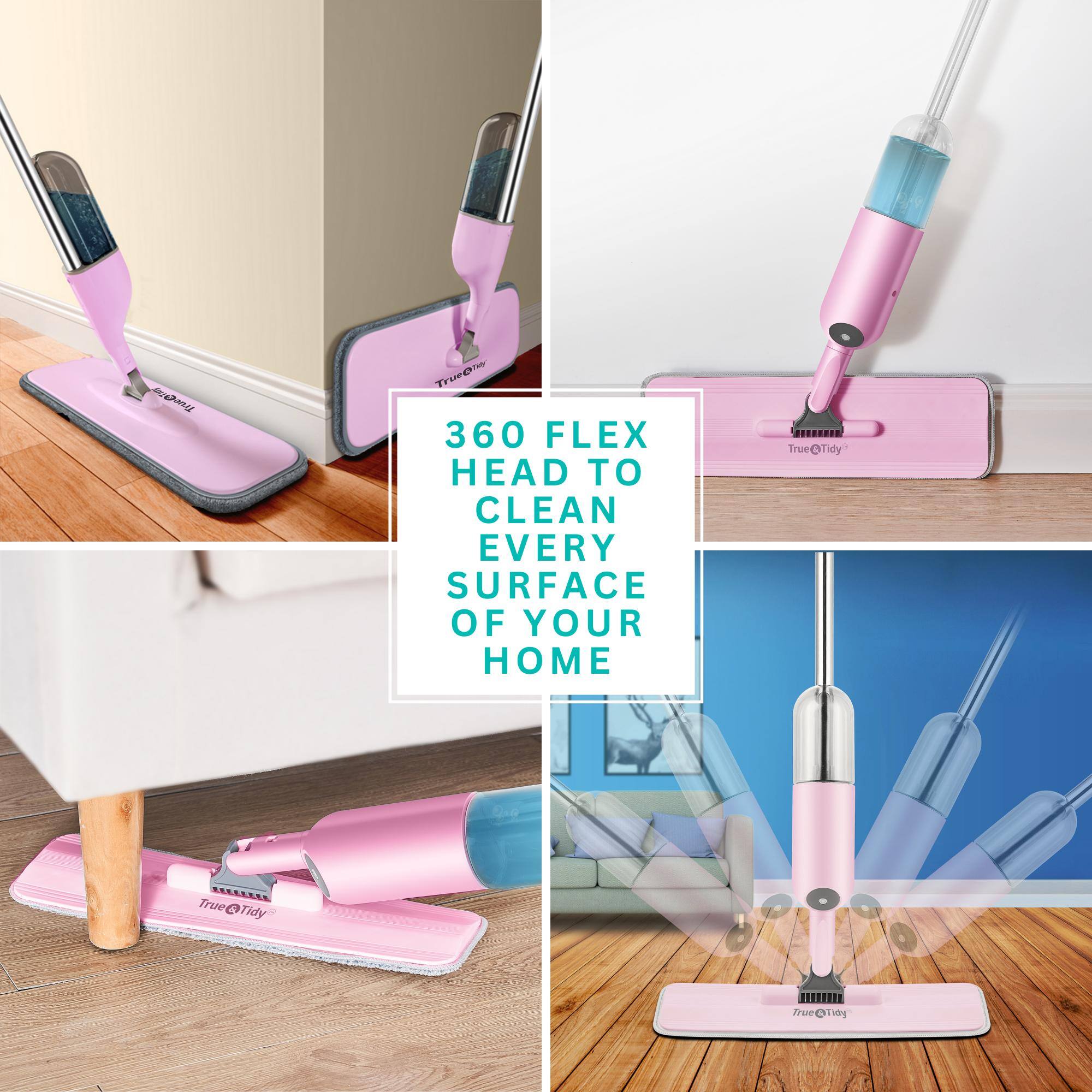 360 FLEX HEAD TO CLEAN EVERY SURFACE OF YOUR HOME
