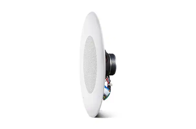 Front. JBL - JBL Professional CSS8008 Commercial Series 5-Watt Ceiling Speaker, 8-Inch, White - BLACK.