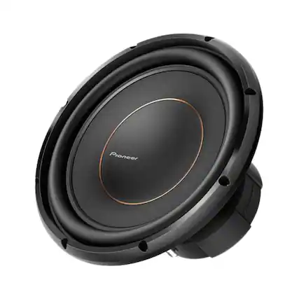 Front. Pioneer - Pioneer TS-D12D4 12" 2000W Max Power Dual 4 Ohm Voice Coil Car Subwoofer - Black.