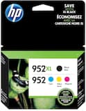 HP - 952XL/952 Multipack Ink Cartridges, 4/Pack (N9K28AN#140) - Black|Cyan|Magenta|Yellow