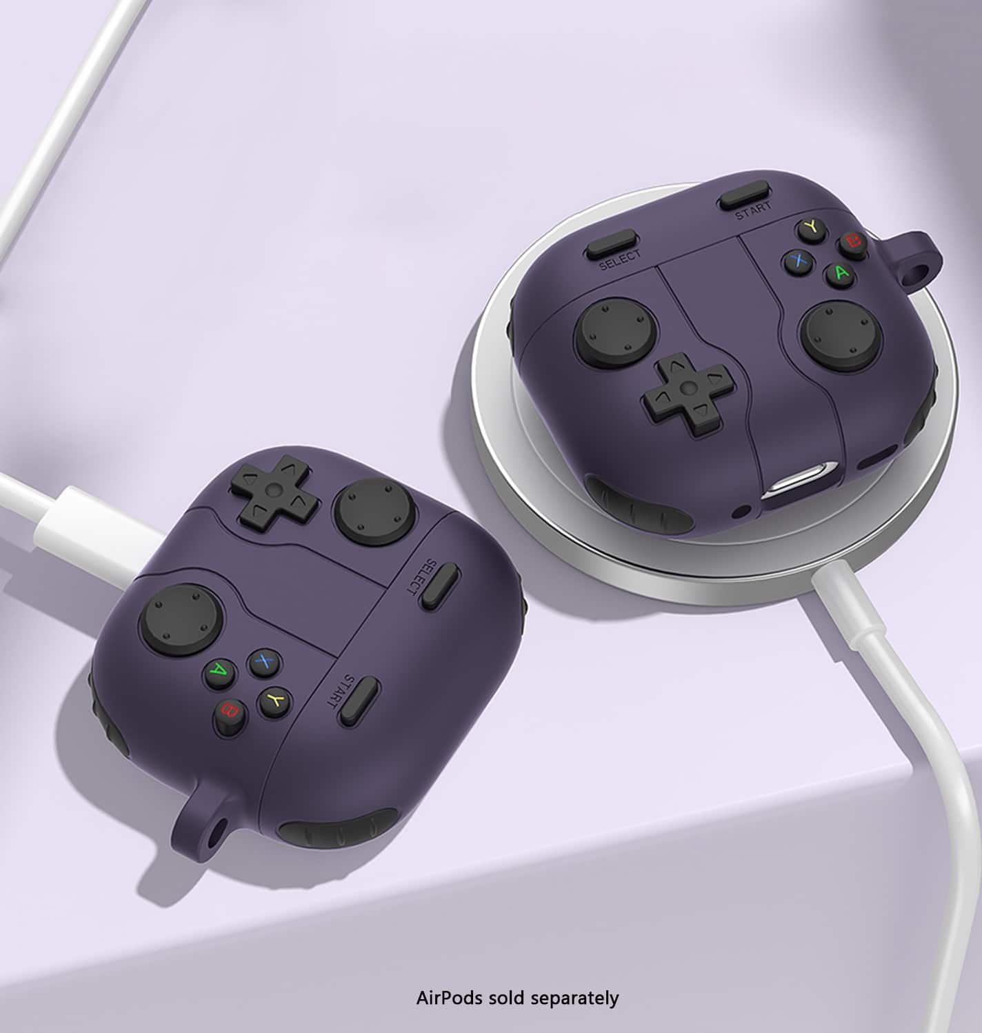 AirPods sold separately.