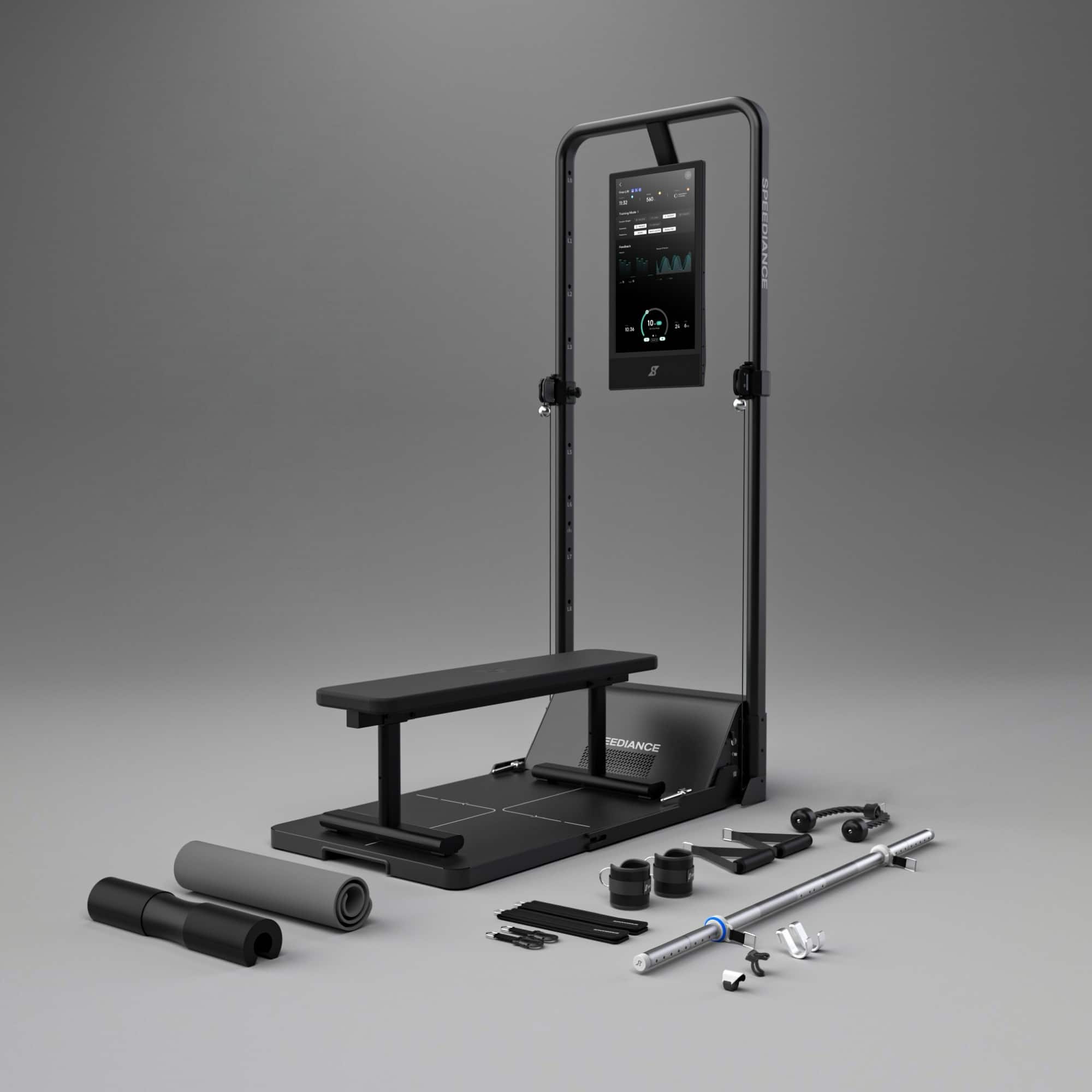 Speediance - Smart Home Gym, Gym Monster 2 Works, Smart AI-Powered Multi-Functional Smith Machine for Home Workout - Black
