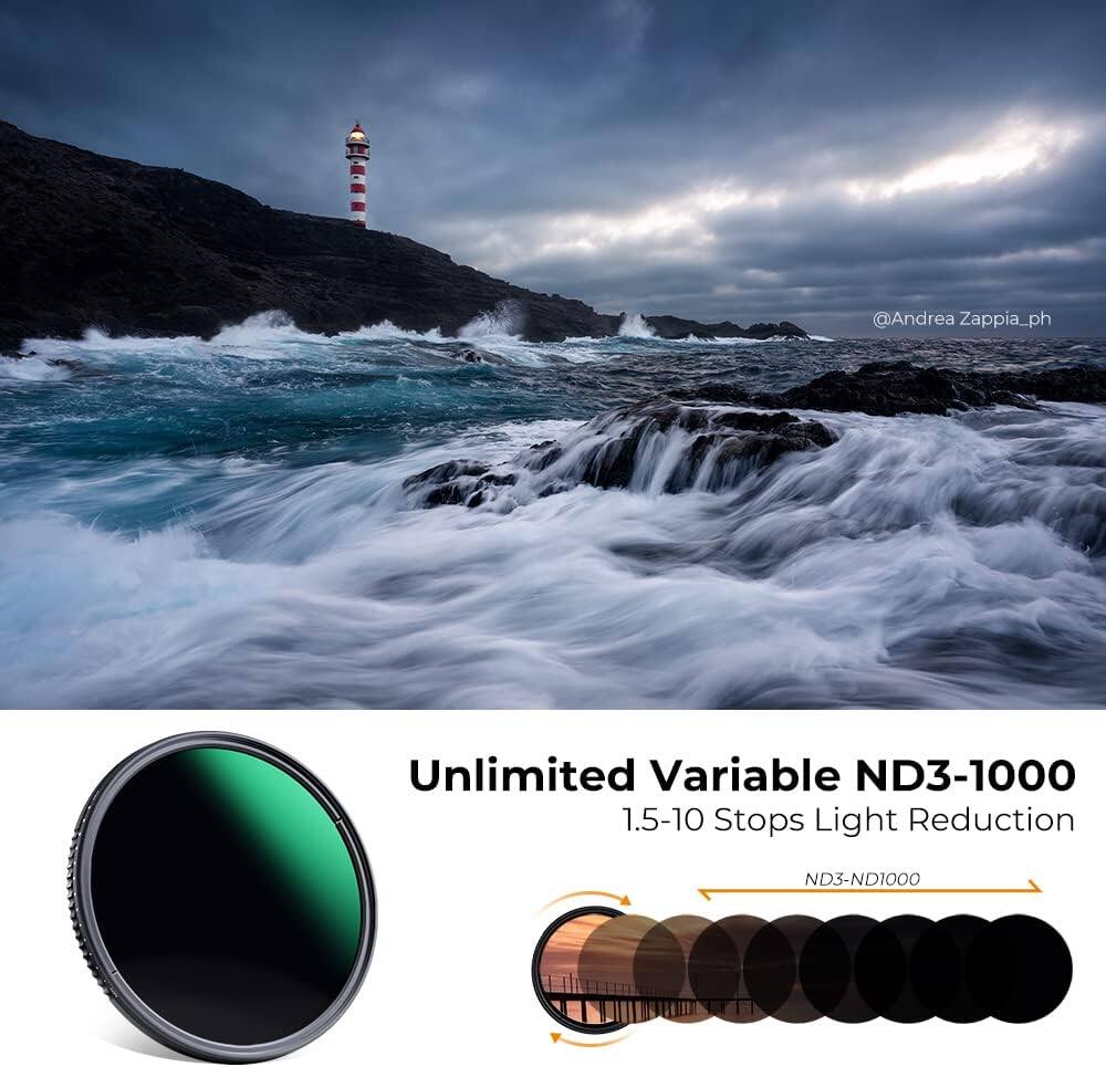 @Andrea Zappia_ph

Unlimited Variable ND3-1000  
1.5-10 Stops Light Reduction  
ND3-ND1000