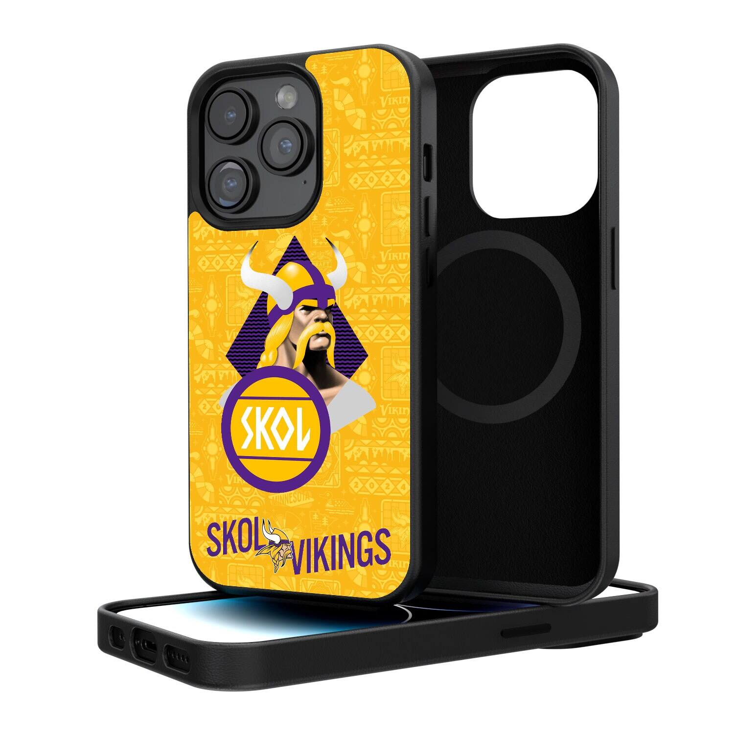 Keyscaper - NFL - Minnesota Vikings iPhone Magnetic Bump Case - 15 Plus - Black price history on PriceWatchPro