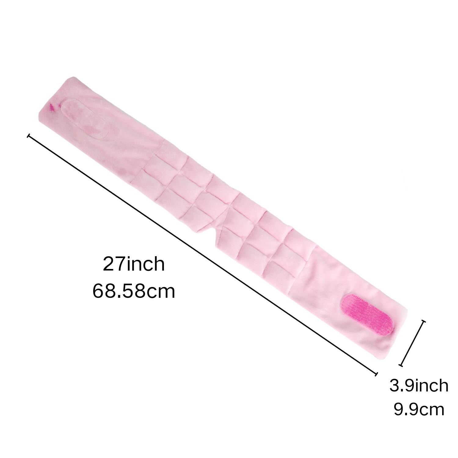 27 inch 68.58 cm  
3.9 inch 9.9 cm