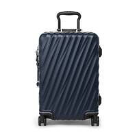 TUMI - 19 Degree International 22" 4-Wheeled Carry On Suitcase - Navy Texture - Front_Zoom