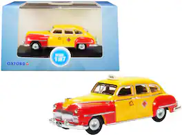1946-1948 DeSoto Suburban "San Francisco Taxi" "The Godfather" Movie 1/87 HO Scale Diecast Model Car by Oxford Diecast