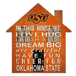 Fan Creations - Oklahoma State Cowboys 12'' Team House Sign - Multicolor