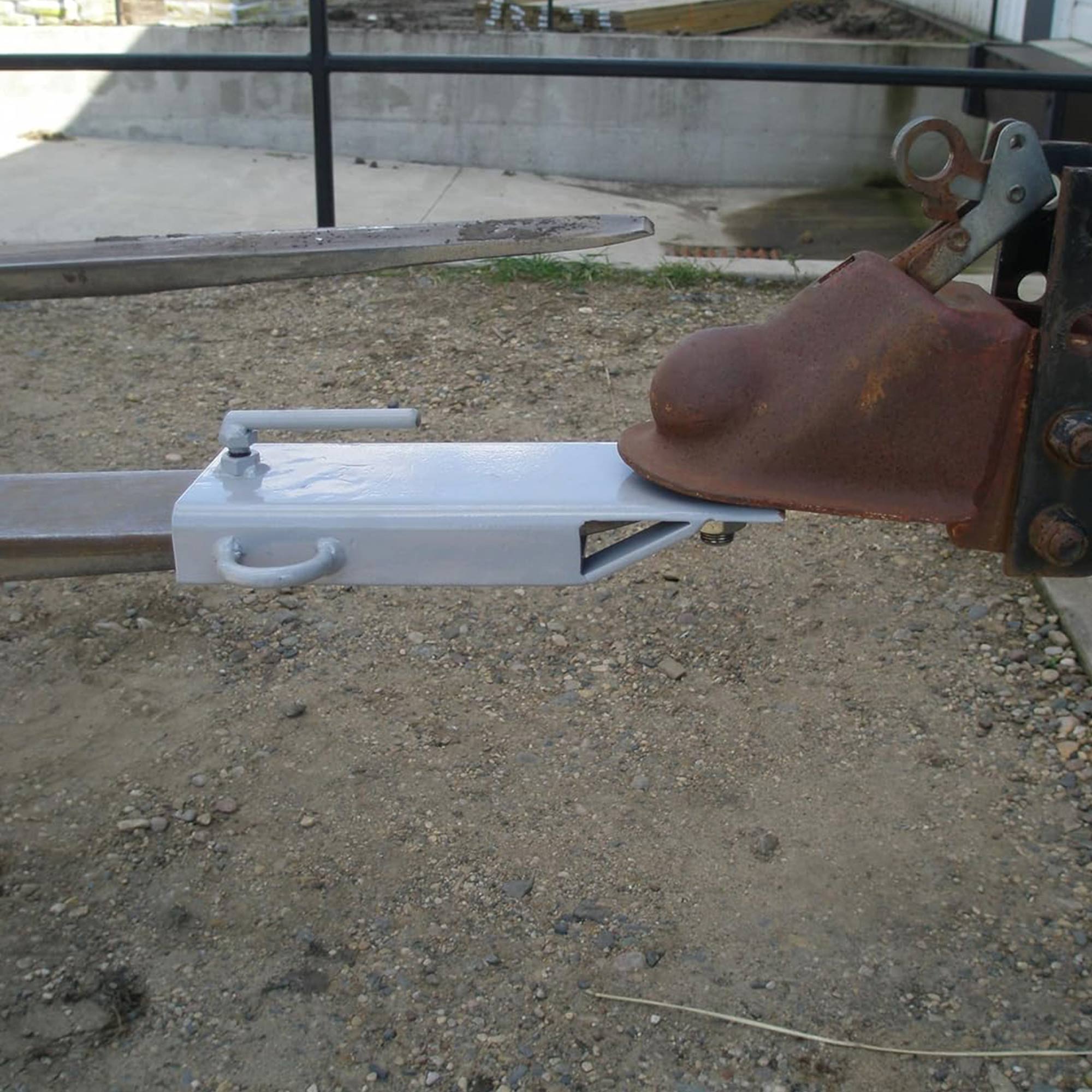 Alt View 4. Field Tuff - Field Tuff Robust Ball Mount Attachment with Steel Loops for Forks up to 5 Inch - Gray.