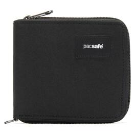 Pacsafe - RFIDsafe Zip Around Wallet - Jet Black