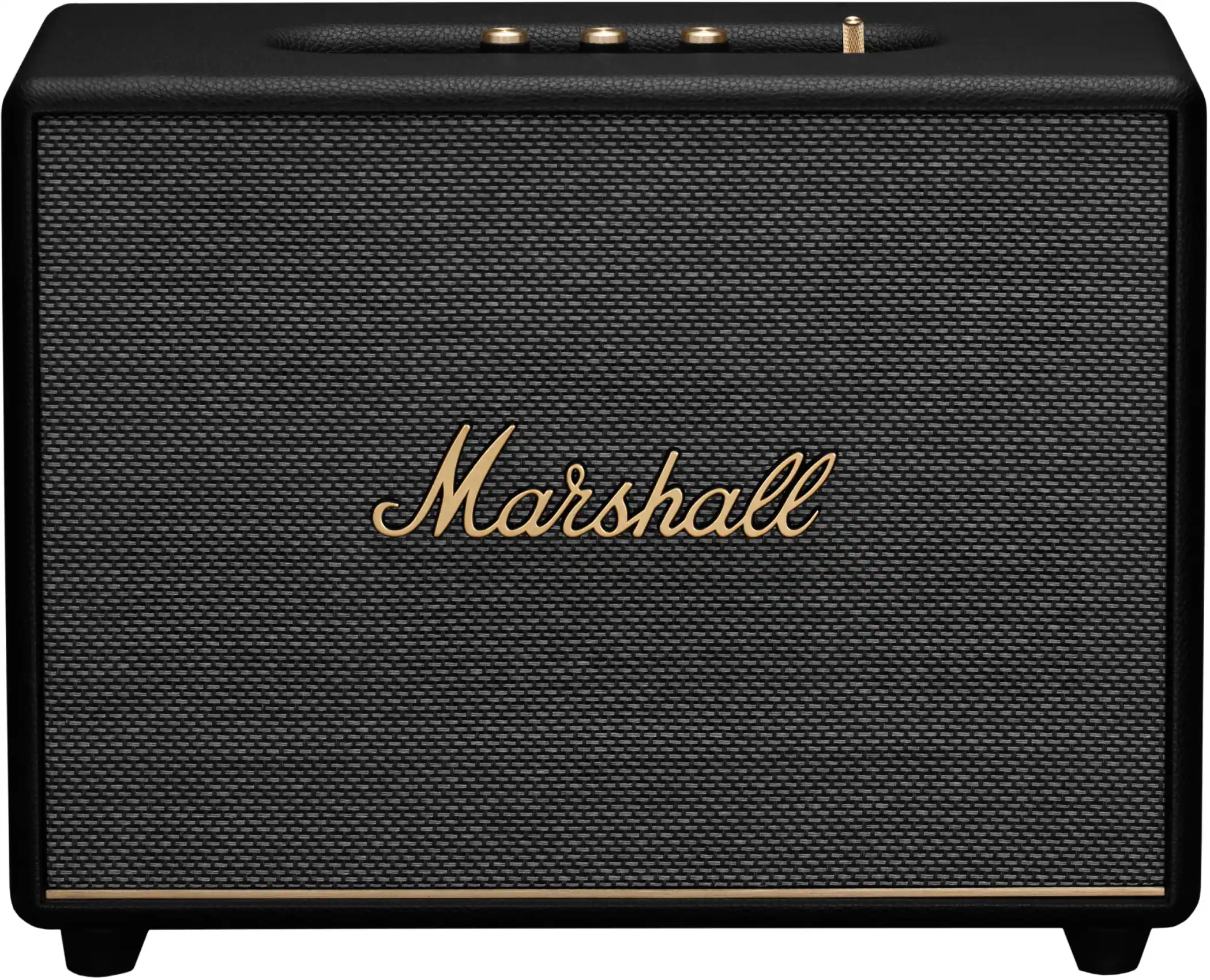 Marshall - Woburn III Bluetooth Home Speaker with Bass / Treble / Volume Controls and 3.5 mm Auxiliary / RCA / HDMI Inputs - Black