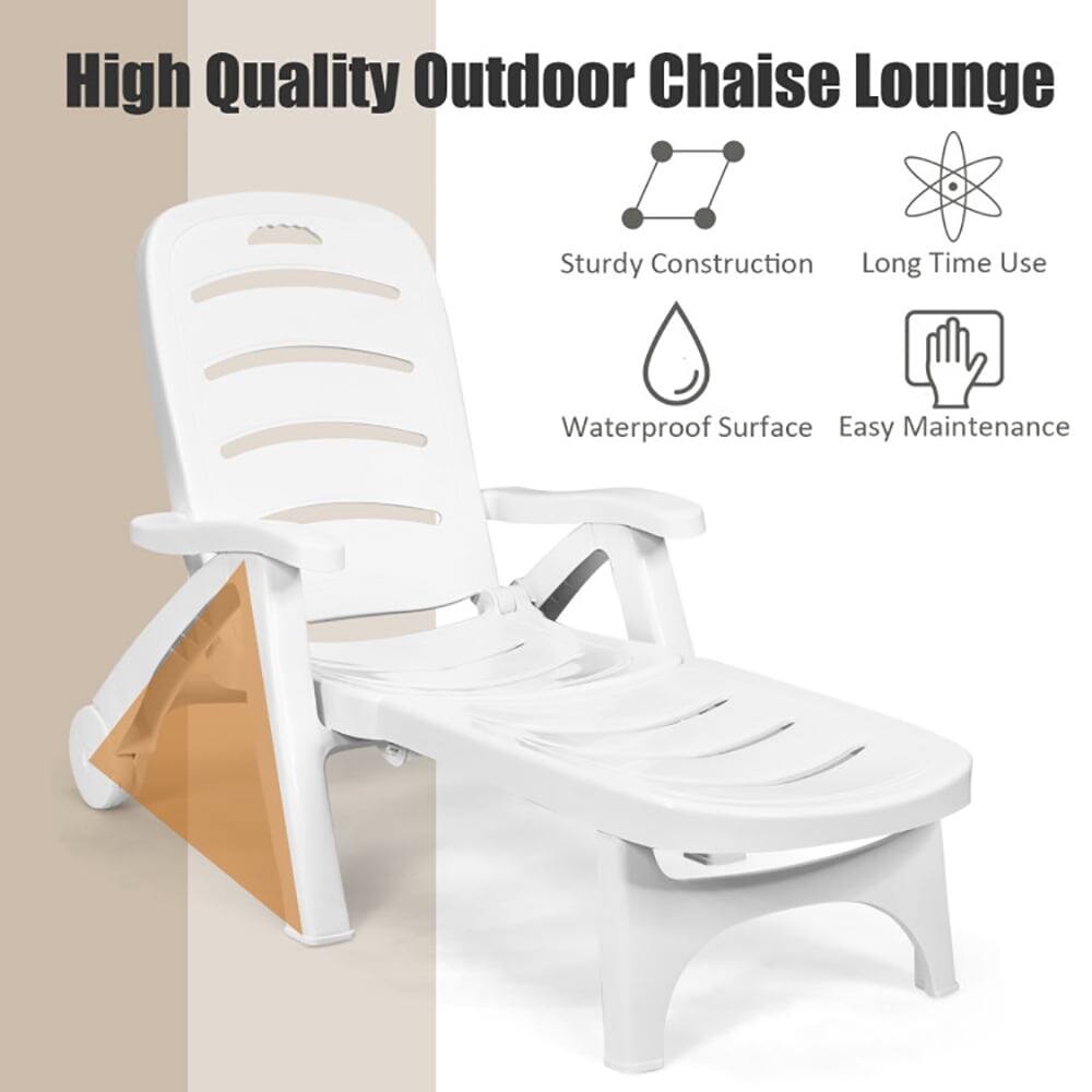 High Quality Outdoor Chaise Lounge  
- Sturdy Construction  
- Long Time Use  
- Waterproof Surface  
- Easy Maintenance
