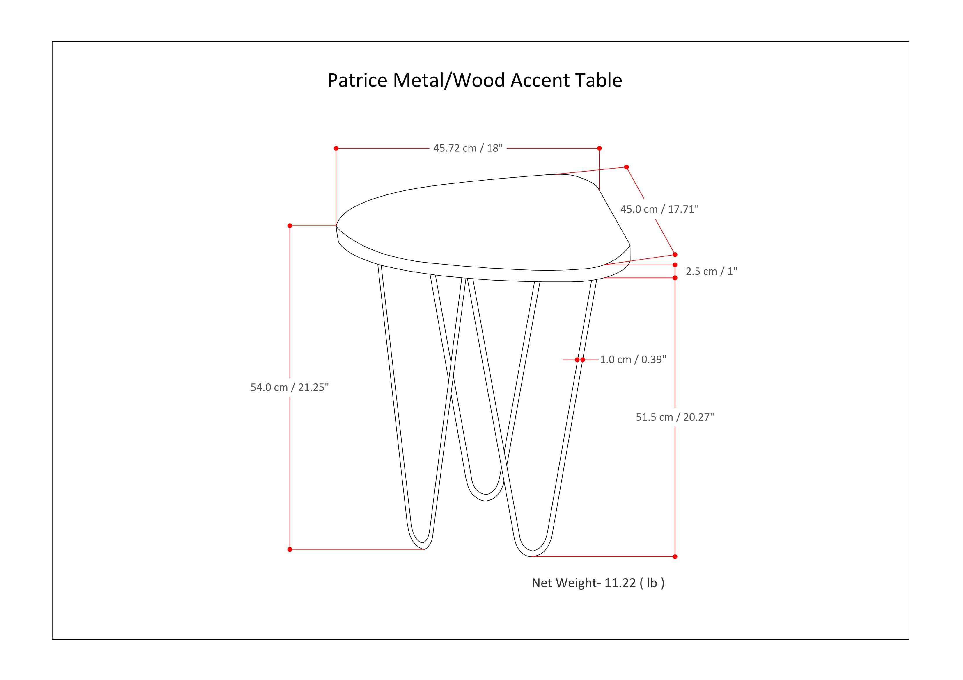 Alt View 19. Simpli Home - Patrice Mid-Century Modern Mango Wood Accent Table - Natural.