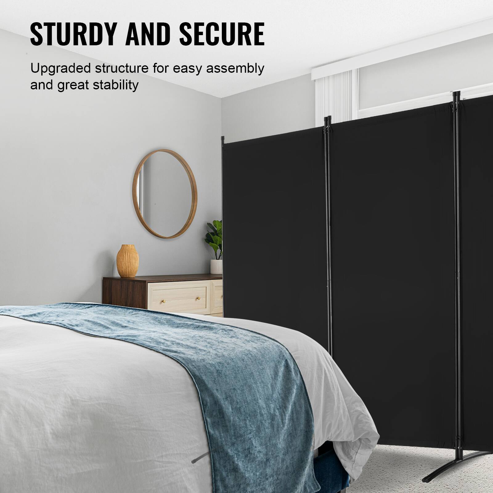 STURDY AND SECURE
Upgraded structure for easy assembly and great stability