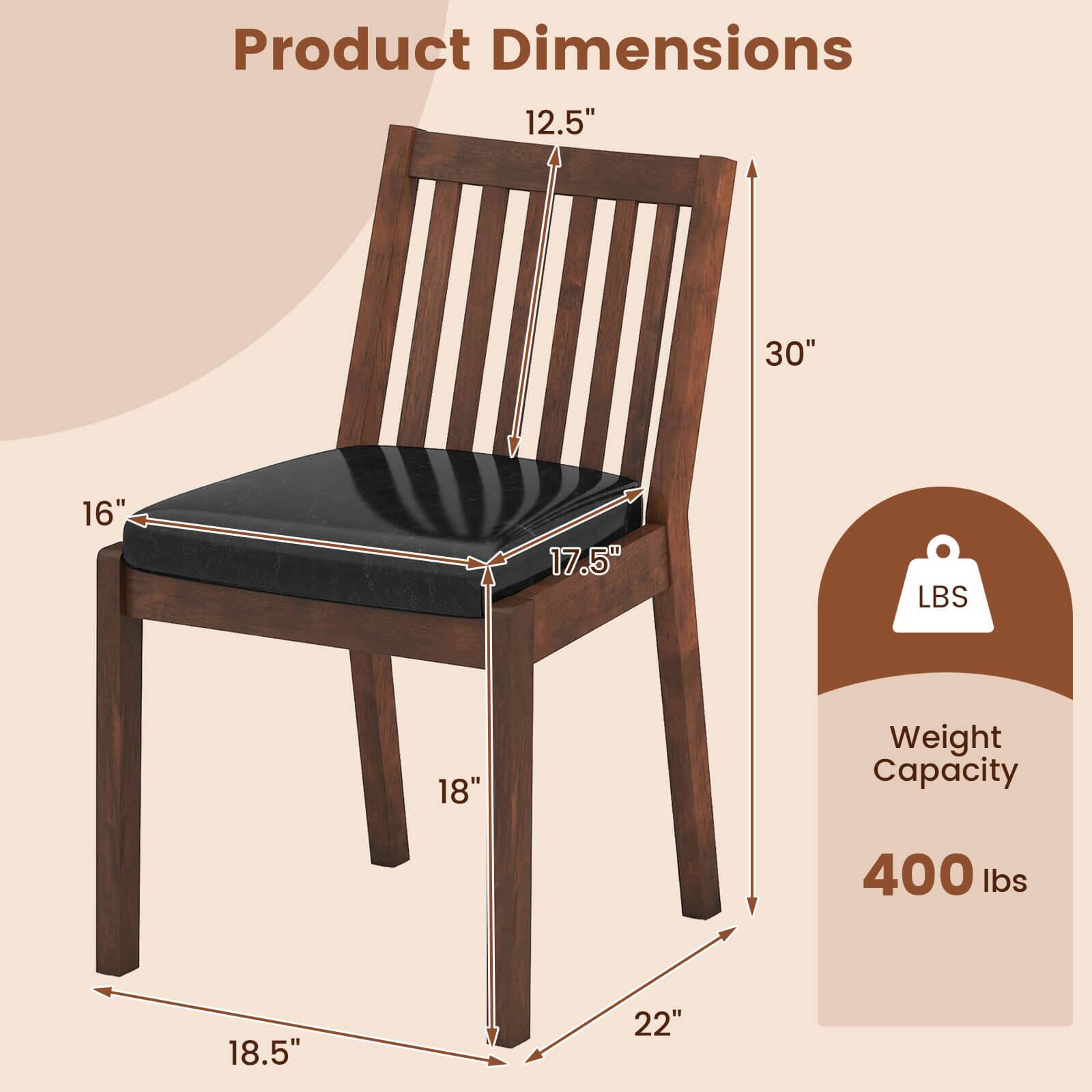 Product Dimensions  
12.5" x 30" x 16" x 17.5" x 18" x 18.5" x 22"  

Weight Capacity  
400 lbs