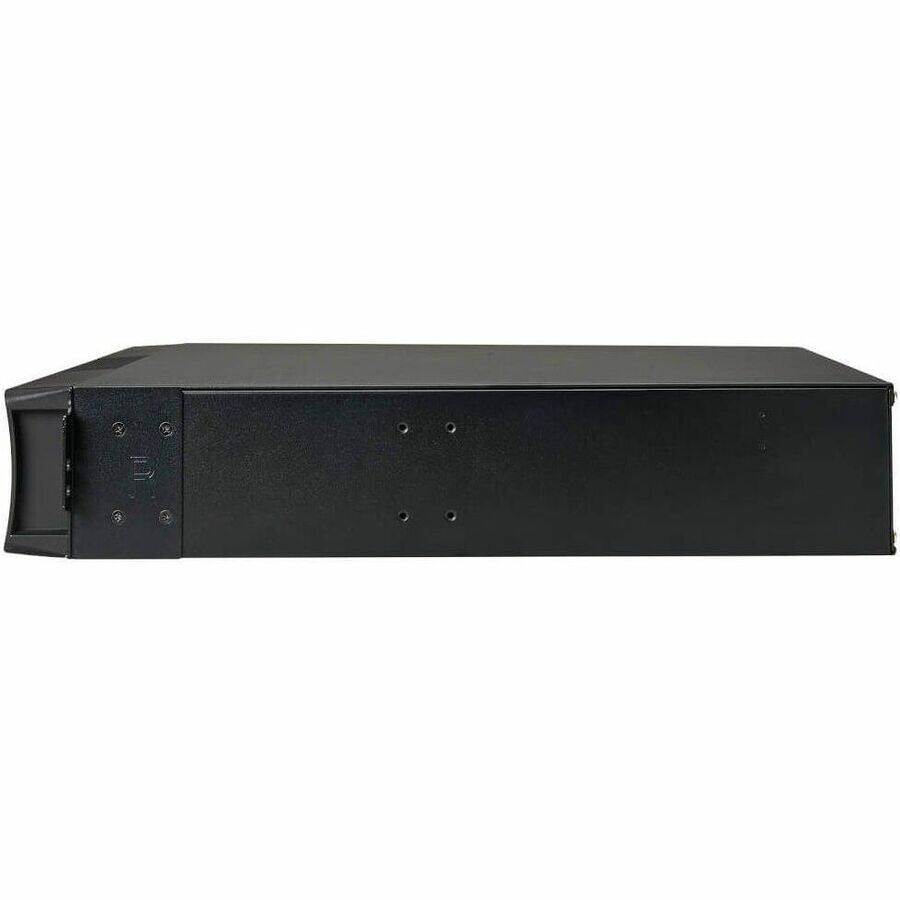 Alt View 3. Tripp Lite - Eaton Tripp Lite Series 72V Extended Battery Module (EBM) for SmartOnline UPS Systems, 2U Rack/Tower - 72 V DC - Lead - black.