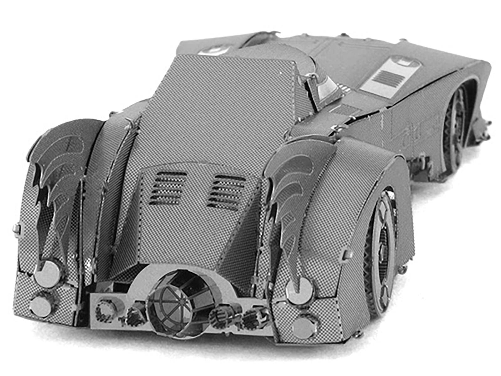 Left. Metal Earth - Model Kit 1989 Batmobile "Batman" (1989) Movie (Challenging Difficulty) Steel Model by Metal Earth - Grey.