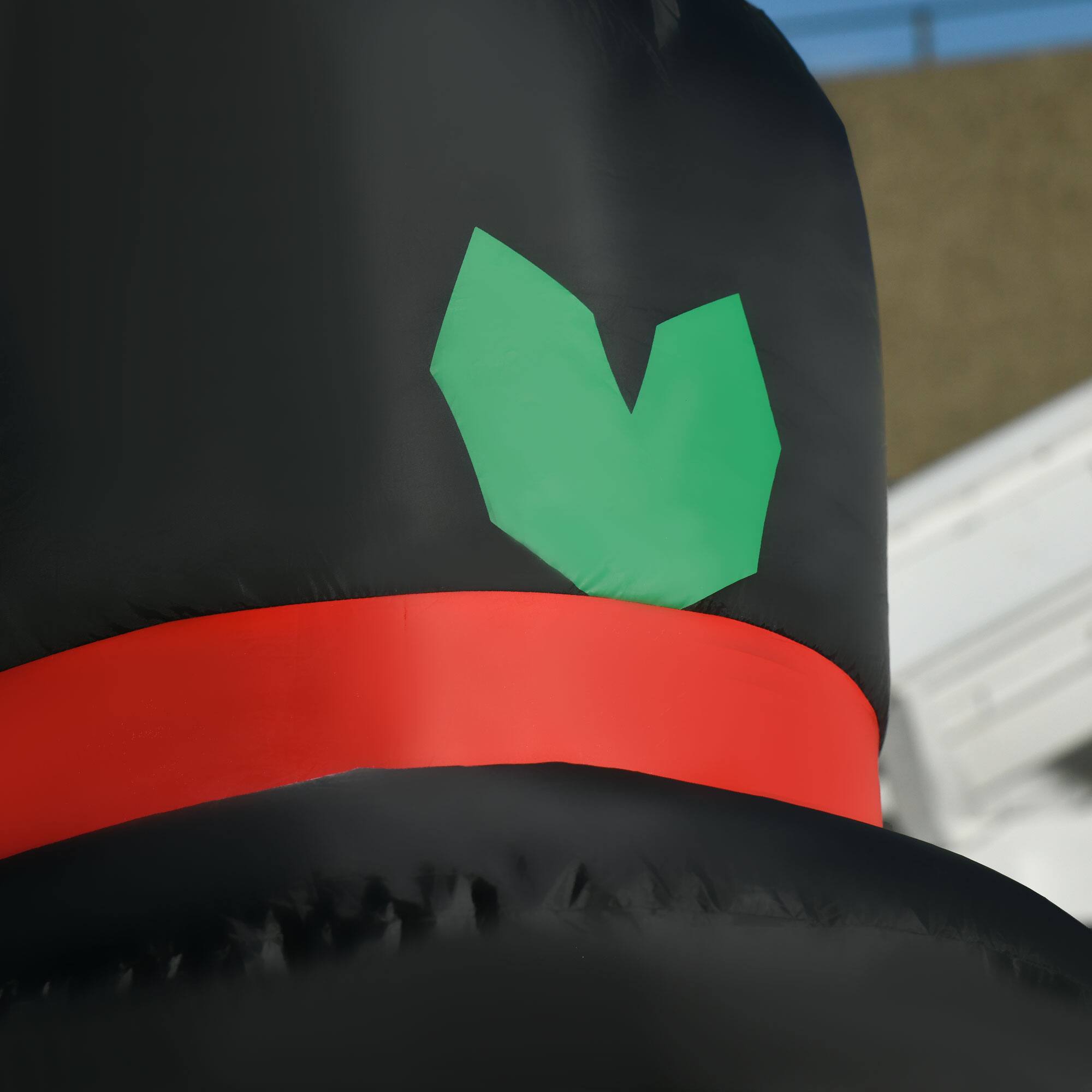 Alt View 7. Homcom - 8’ Christmas Inflatables Outdoor Snowman, Blow-Up Yard Decor with LED Lights - White.