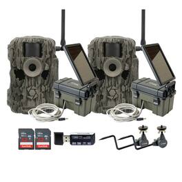 Stealth Cam - 36MP Fusion Max Cellular Trail Camera Power Bundle (2 Pack)