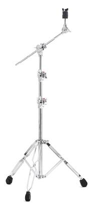 Front. Gibraltar Hardware - 6000 Series Heavy Duty Boom Cymbal Stand, with Double Braced Tripod Base and Gearless 360 Degree Tilter.