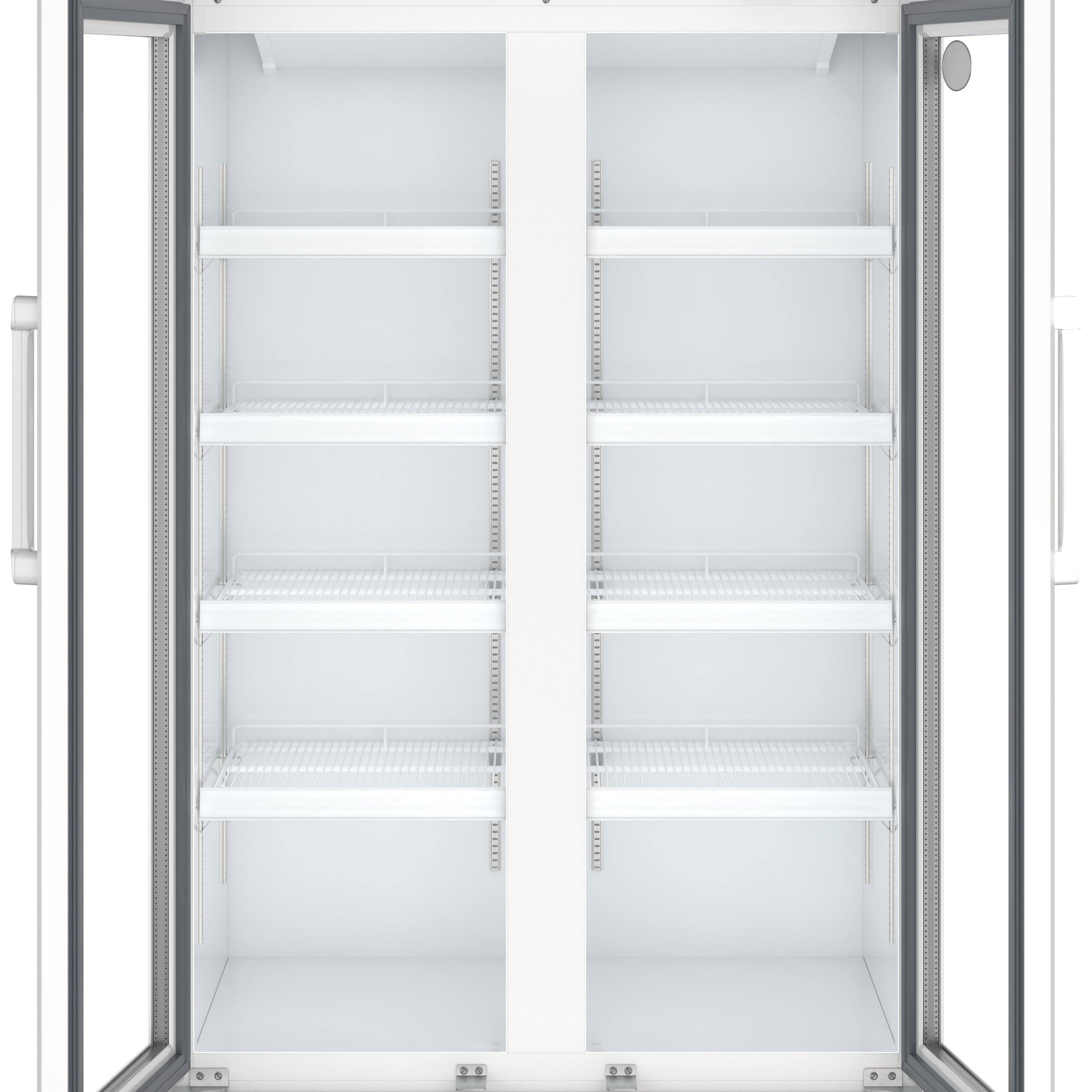 Alt View 10. Koolmore - 39 in. Commercial 2-Glass Door Merchandiser Refrigerator, 21.9 cu. ft. in White (KM-MDR-2GD-39) - White.