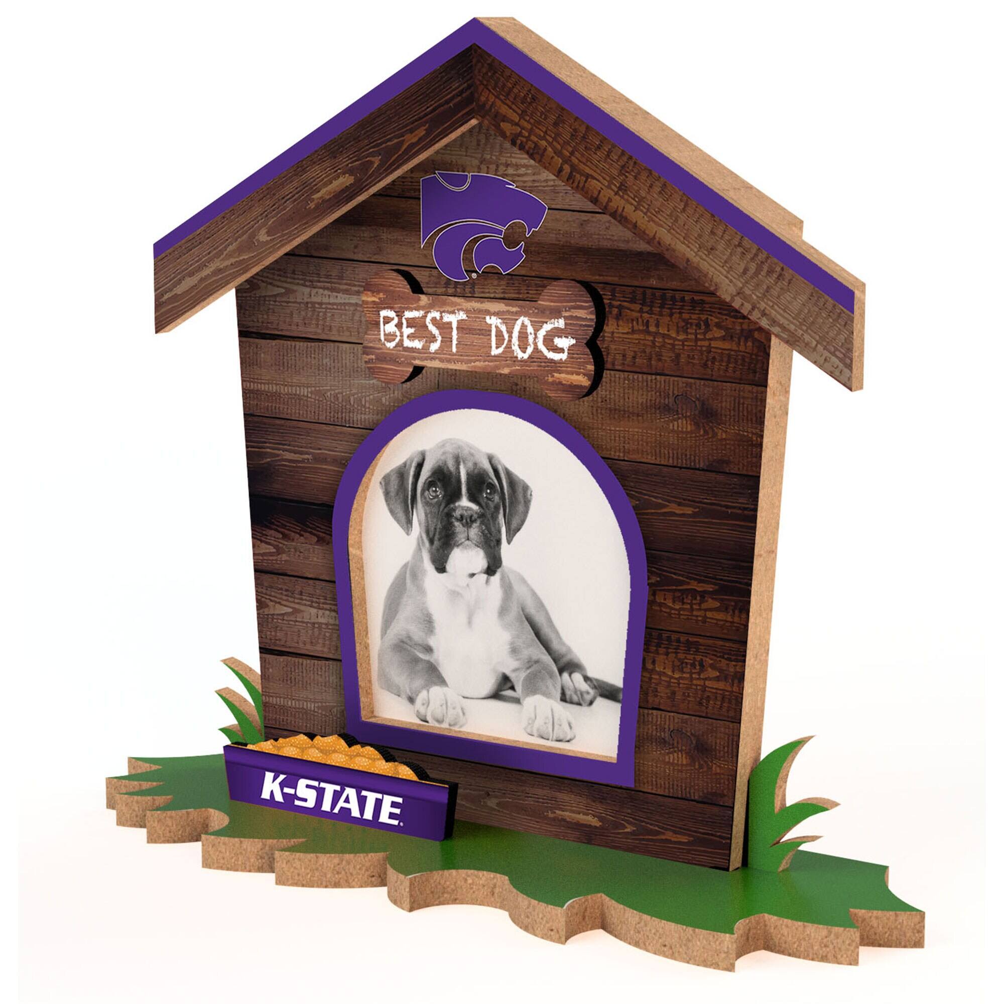 Fan Creations - Kansas State Wildcats Dog House Photo Frame - Multicolor