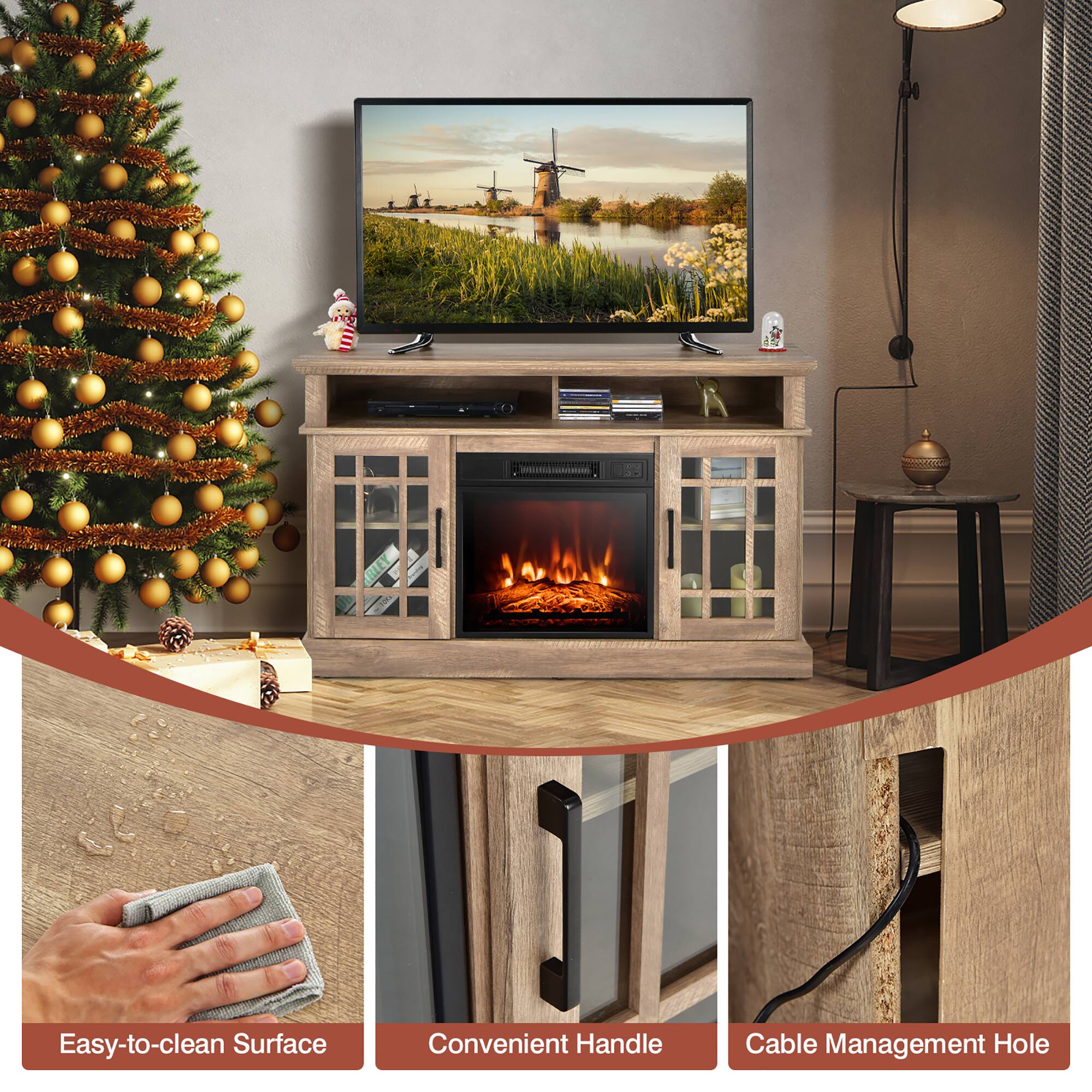 Easy-to-clean Surface  
Convenient Handle  
Cable Management Hole