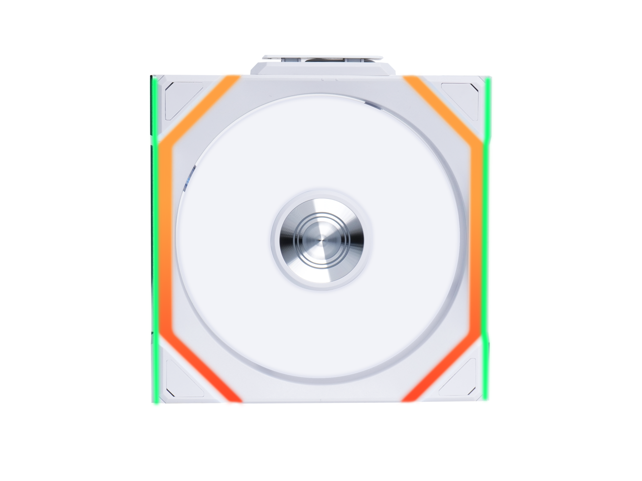 Alt View 6. Lian Li - Lian Li UNI Fan SL Wireless 120mm ARGB Fan - Reverse Blade, 2.4 GHz Wireless, Daisy-Chain - White (12RSL1W1W) - White.