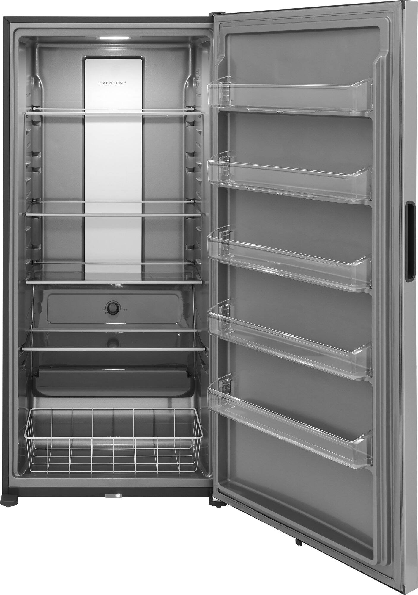 Left. Frigidaire - 20.0 Cu. Ft Single-Door Refrigerator - Smudge-Proof® Stainless Steel.